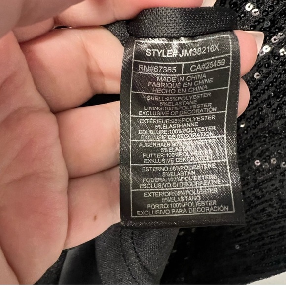 Betsey Johnson - Sequin Black Mini Dress - Size XS - Picture 8 of 11